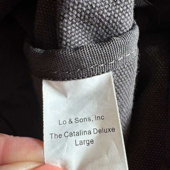 Lo & Sons Catalina Deluxe Large gray bag - Picture 10 of 13